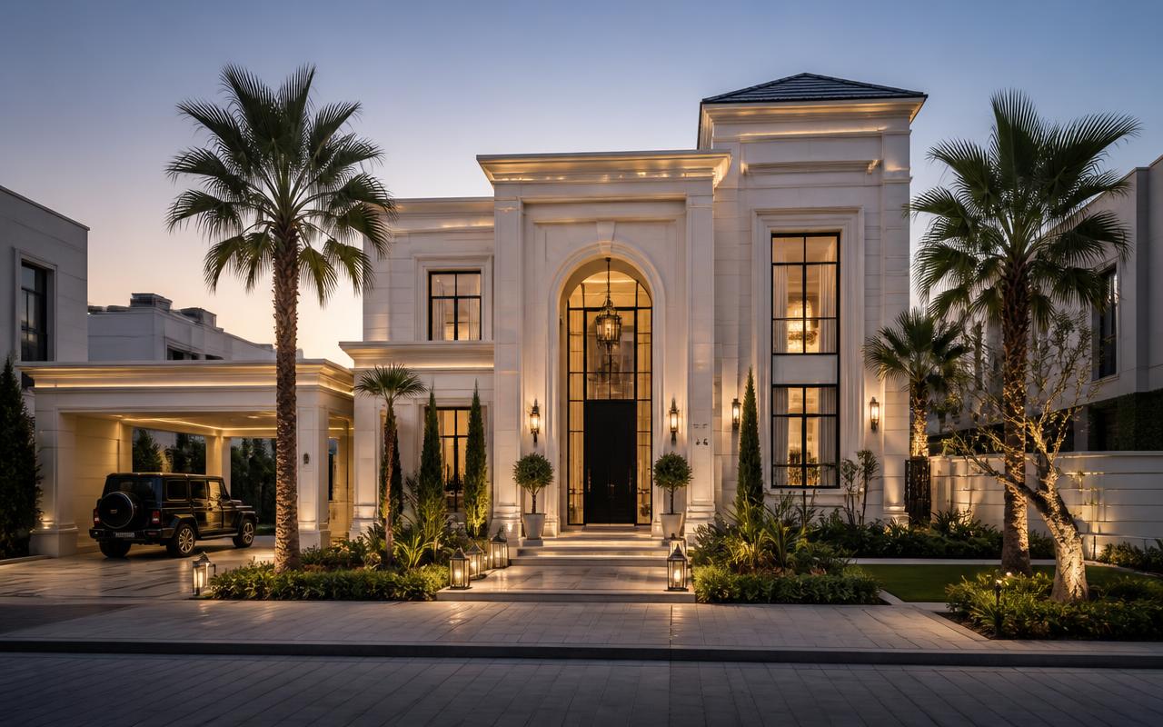 فيلا رقم S-TH-12 في مجتمع السدن – الوطنية للإسكان — واجهة الفيلا